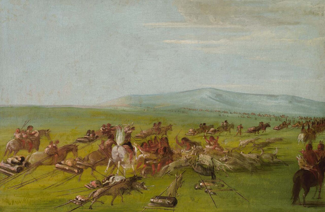 Comanche Moving Camp